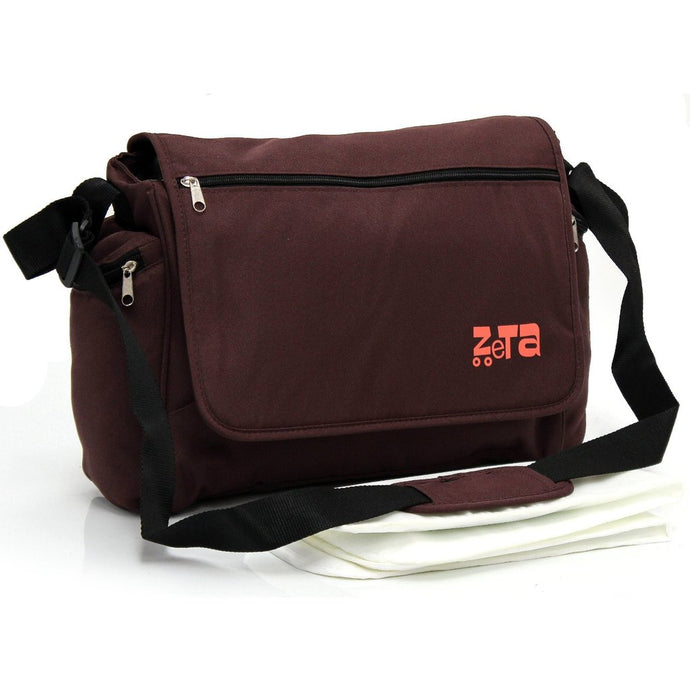 (x12 Units) Luxury Bag & Changing Mat - Hot Chocolate